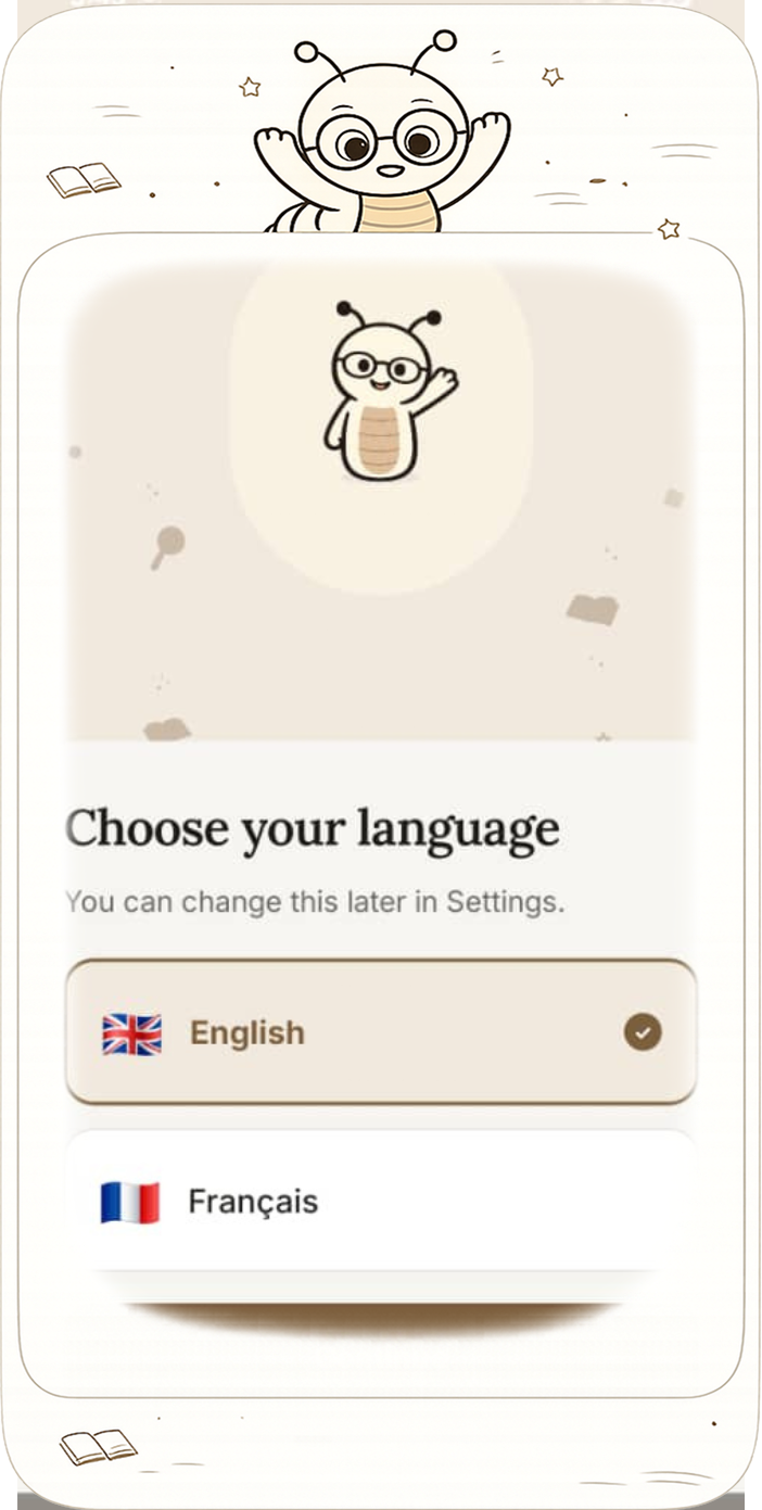 Choose your language